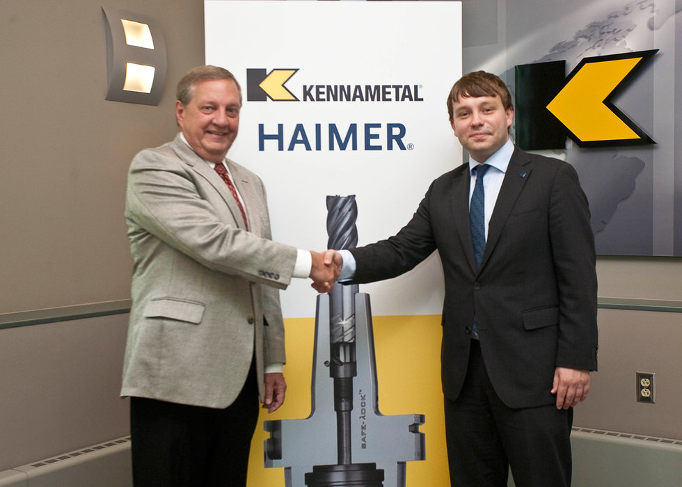 Kennametal и Haimer подписывают соглашение о поставках новейших систем крепления KM4X производства Kennametal